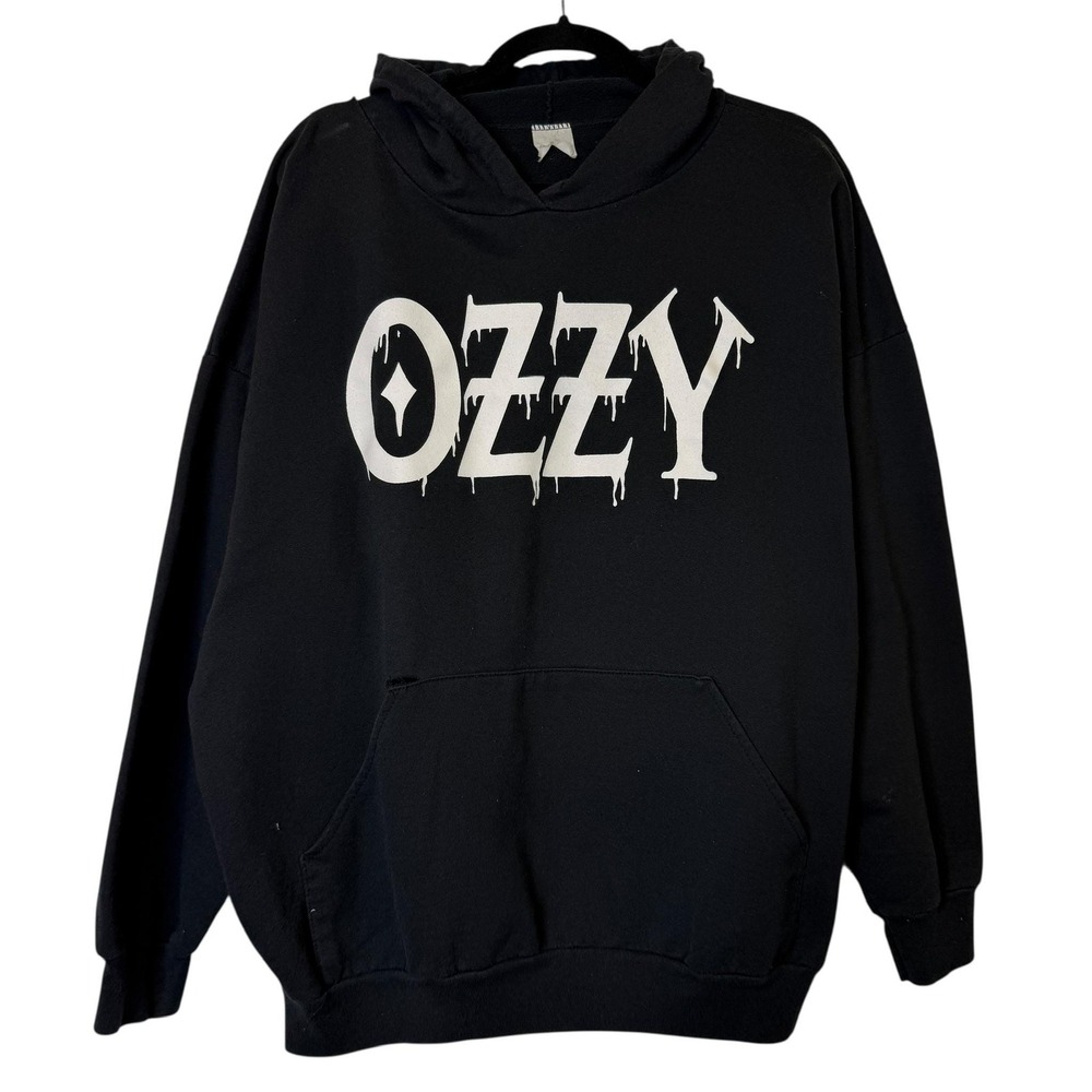 Vintage 1998 Ozzy Osbourne Band Hoodie Sz XL Black
